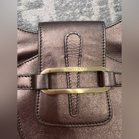 Jimmy Choo Metallic Tulita Hobo - Picture 3 of 7